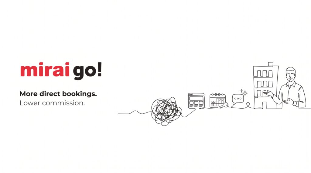 The Mirai go! logo, representing the solution it embodies.